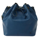 LOUIS VUITTON Epi Petit Noe Shoulder Bag Blue M44105 LV Auth 142610-13
