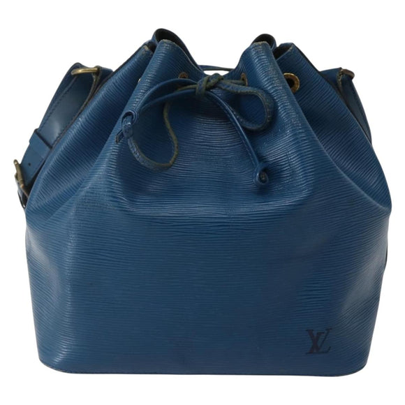 LOUIS VUITTON Epi Petit Noe Shoulder Bag Blue M44105 LV Auth 142610