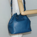 LOUIS VUITTON Epi Petit Noe Shoulder Bag Blue M44105 LV Auth 142610-20
