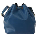 LOUIS VUITTON Epi Petit Noe Shoulder Bag Blue M44105 LV Auth 142610-2