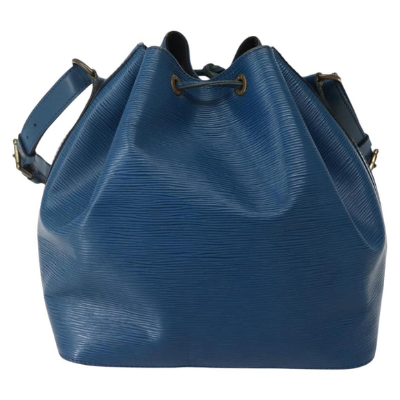 LOUIS VUITTON Epi Petit Noe Shoulder Bag Blue M44105 LV Auth 142610