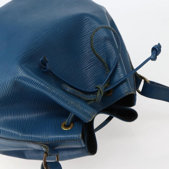 LOUIS VUITTON Epi Petit Noe Shoulder Bag Blue M44105 LV Auth 142610