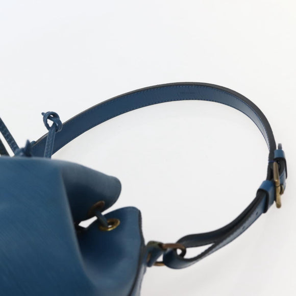 LOUIS VUITTON Epi Petit Noe Shoulder Bag Blue M44105 LV Auth 142610
