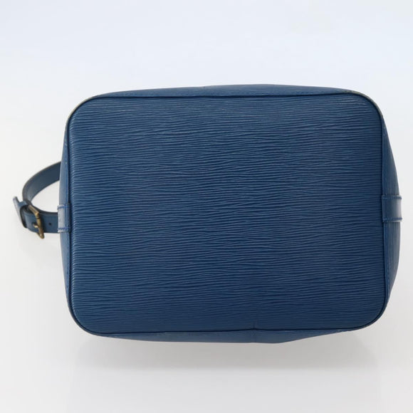 LOUIS VUITTON Epi Petit Noe Shoulder Bag Blue M44105 LV Auth 142610