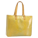 LOUIS VUITTON Monogram Vernis Columbus Tote Bag Gris M91028 LV Auth 142612-1