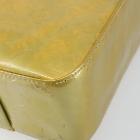 LOUIS VUITTON Monogram Vernis Columbus Tote Bag Gris M91028 LV Auth 142612