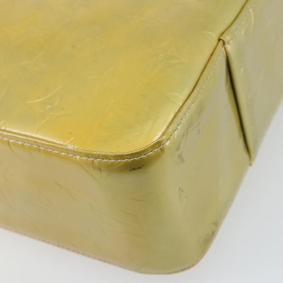 LOUIS VUITTON Monogram Vernis Columbus Tote Bag Gris M91028 LV Auth 142612