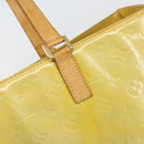 LOUIS VUITTON Monogram Vernis Columbus Tote Bag Gris M91028 LV Auth 142612-18