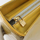 LOUIS VUITTON Monogram Vernis Columbus Tote Bag Gris M91028 LV Auth 142612-19