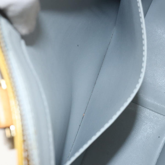 LOUIS VUITTON Monogram Vernis Columbus Tote Bag Gris M91028 LV Auth 142612