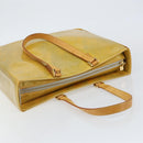 LOUIS VUITTON Monogram Vernis Columbus Tote Bag Gris M91028 LV Auth 142612-6