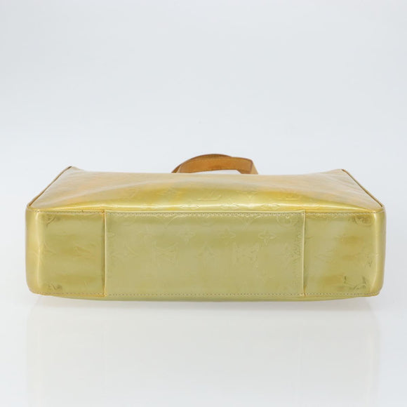 LOUIS VUITTON Monogram Vernis Columbus Tote Bag Gris M91028 LV Auth 142612