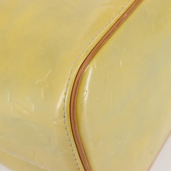 LOUIS VUITTON Monogram Vernis Houston Hand Bag Gris M91053 LV Auth 142613