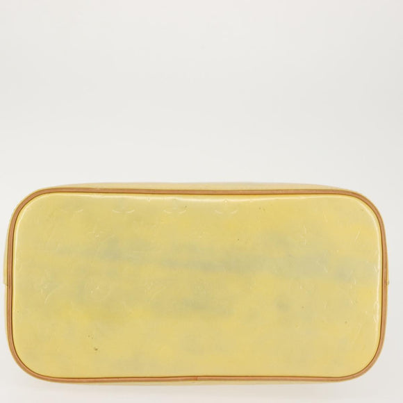 LOUIS VUITTON Monogram Vernis Houston Hand Bag Gris M91053 LV Auth 142613