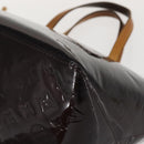 LOUIS VUITTON Monogram Vernis Bellevue GM Tote Bag Amarante M93589 Auth 142614-15
