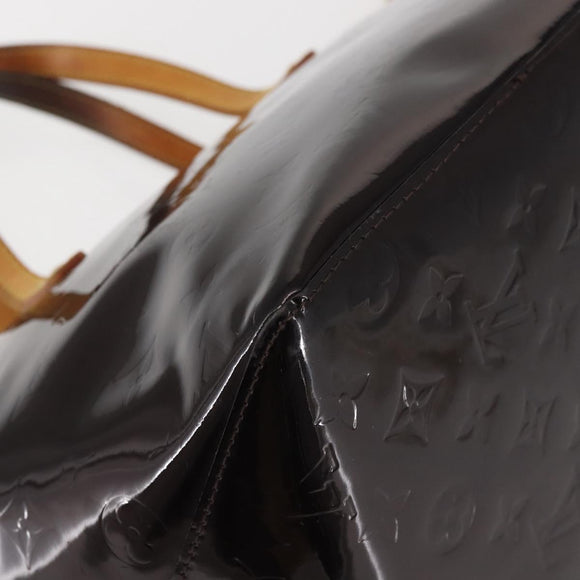 LOUIS VUITTON Monogram Vernis Bellevue GM Tote Bag Amarante M93589 Auth 142614