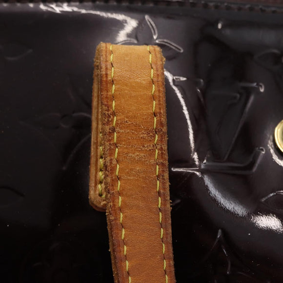 LOUIS VUITTON Monogram Vernis Bellevue GM Tote Bag Amarante M93589 Auth 142614