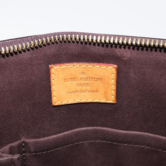 LOUIS VUITTON Monogram Vernis Bellevue GM Tote Bag Amarante M93589 Auth 142614