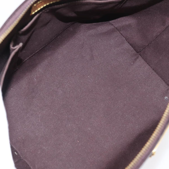 LOUIS VUITTON Monogram Vernis Bellevue GM Tote Bag Amarante M93589 Auth 142614