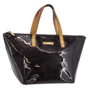 LOUIS VUITTON Monogram Vernis Bellevue GM Tote Bag Amarante M93589 Auth 142614-1