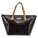 LOUIS VUITTON Monogram Vernis Bellevue GM Tote Bag Amarante M93589 Auth 142614-13