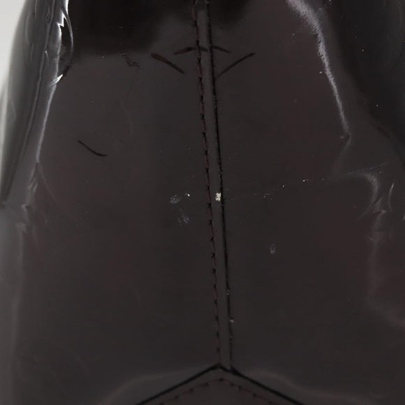 LOUIS VUITTON Monogram Vernis Bellevue GM Tote Bag Amarante M93589 Auth 142614