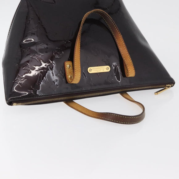 LOUIS VUITTON Monogram Vernis Bellevue GM Tote Bag Amarante M93589 Auth 142614
