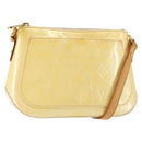 LOUIS VUITTON Monogram Vernis Minna Street Shoulder Bag Perle M91509 Auth 142615-1