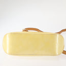 LOUIS VUITTON Monogram Vernis Minna Street Shoulder Bag Perle M91509 Auth 142615-6