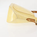 LOUIS VUITTON Monogram Vernis Minna Street Shoulder Bag Perle M91509 Auth 142615-3