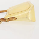 LOUIS VUITTON Monogram Vernis Minna Street Shoulder Bag Perle M91509 Auth 142615-5