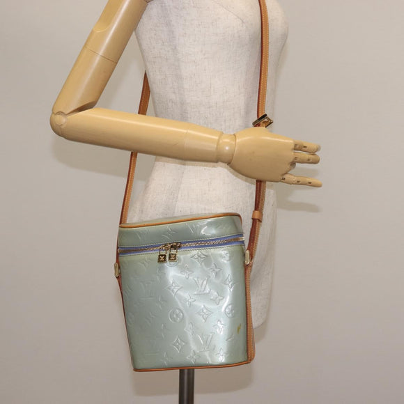 LOUIS VUITTON Monogram Vernis Sullivan Vertical Bag Lavande M91258 Auth 142617