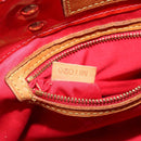 LOUIS VUITTON Monogram Vernis Reade PM Hand Bag Red Rouge M91088 LV Auth 142618-12