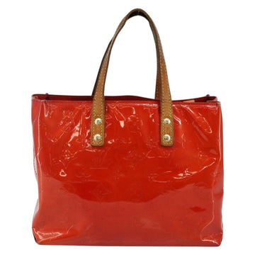 LOUIS VUITTON Monogram Vernis Reade PM Hand Bag Red Rouge M91088 LV Auth 142618 - 0