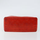 LOUIS VUITTON Monogram Vernis Reade PM Hand Bag Red Rouge M91088 LV Auth 142618-5