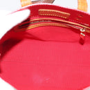 LOUIS VUITTON Monogram Vernis Reade PM Hand Bag Red Rouge M91088 LV Auth 142620-10