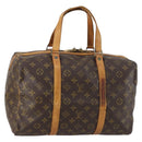 LOUIS VUITTON Monogram Sac Souple 35 Boston Bag M41626 LV Auth 142621-1