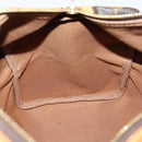 LOUIS VUITTON Monogram Sac Souple 35 Boston Bag M41626 LV Auth 142621-19