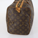 LOUIS VUITTON Monogram Sac Souple 35 Boston Bag M41626 LV Auth 142621-3
