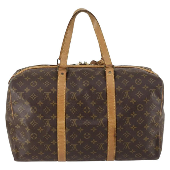 LOUIS VUITTON Monogram Sac Souple 45 Boston Bag M41624 LV Auth 142622