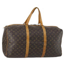 LOUIS VUITTON Monogram Sac Spool 55 Boston Bag Vintage M41622 LV Auth 142624-1