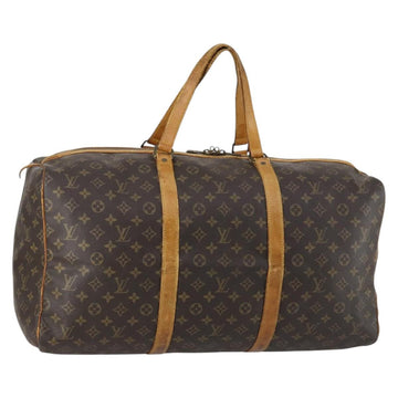 LOUIS VUITTON Monogram Sac Spool 55 Boston Bag Vintage M41622 LV Auth 142624