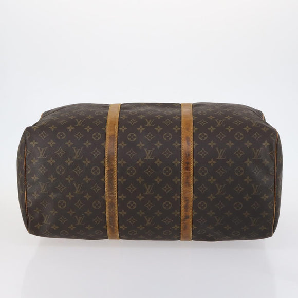 LOUIS VUITTON Monogram Sac Spool 55 Boston Bag Vintage M41622 LV Auth 142624