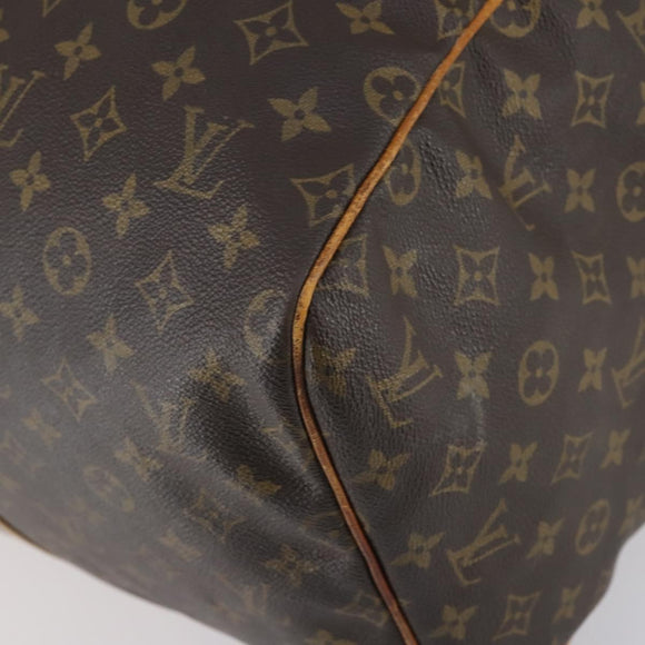 LOUIS VUITTON Monogram Sac Spool 55 Boston Bag Vintage M41622 LV Auth 142624