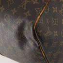 LOUIS VUITTON Monogram Sac Spool 55 Boston Bag Vintage M41622 LV Auth 142624-16
