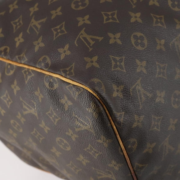 LOUIS VUITTON Monogram Sac Spool 55 Boston Bag Vintage M41622 LV Auth 142624