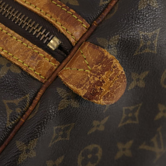 LOUIS VUITTON Monogram Sac Spool 55 Boston Bag Vintage M41622 LV Auth 142624