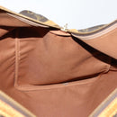 LOUIS VUITTON Monogram Sac Spool 55 Boston Bag Vintage M41622 LV Auth 142624-20