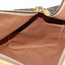 LOUIS VUITTON Monogram Sac Spool 55 Boston Bag Vintage M41622 LV Auth 142624-21