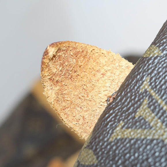 LOUIS VUITTON Monogram Sac Spool 55 Boston Bag Vintage M41622 LV Auth 142624